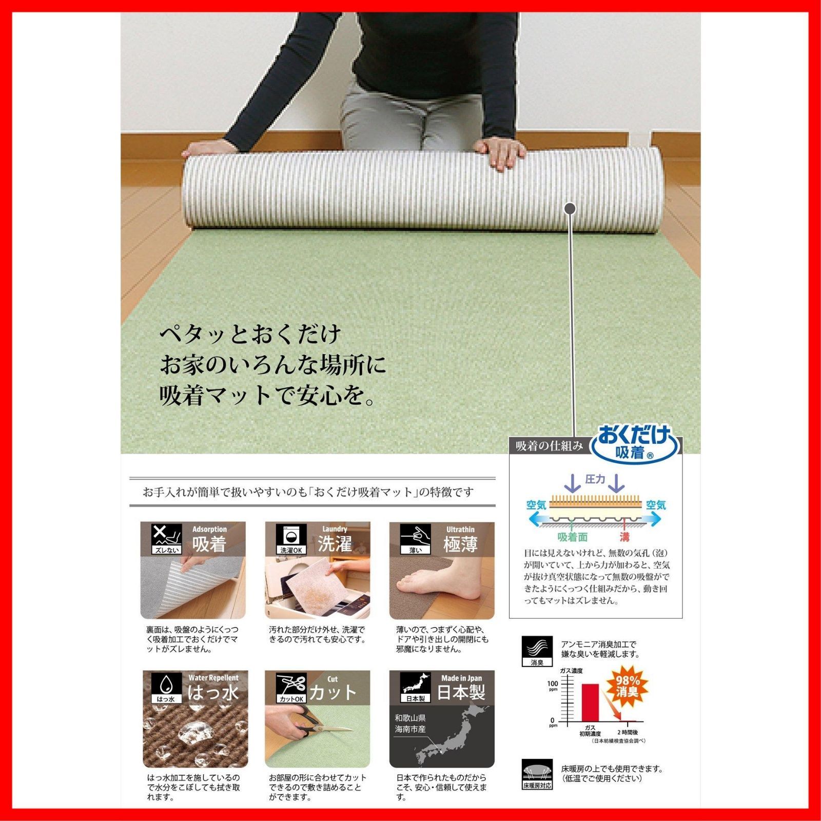 カーペットタイプ 台所マット