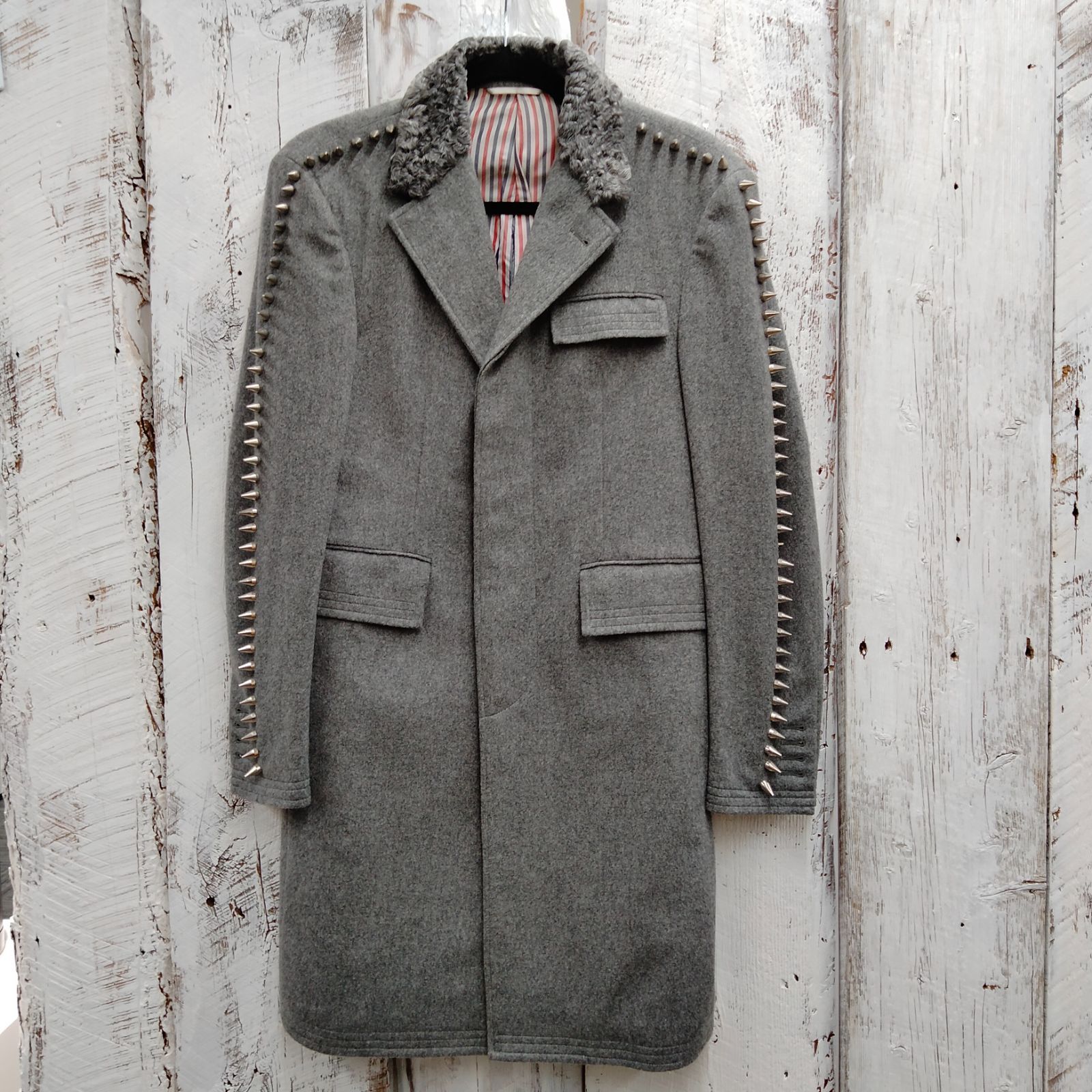 トムブラウン thom browne チェスターコート 定価約46万 THOM BROWNE