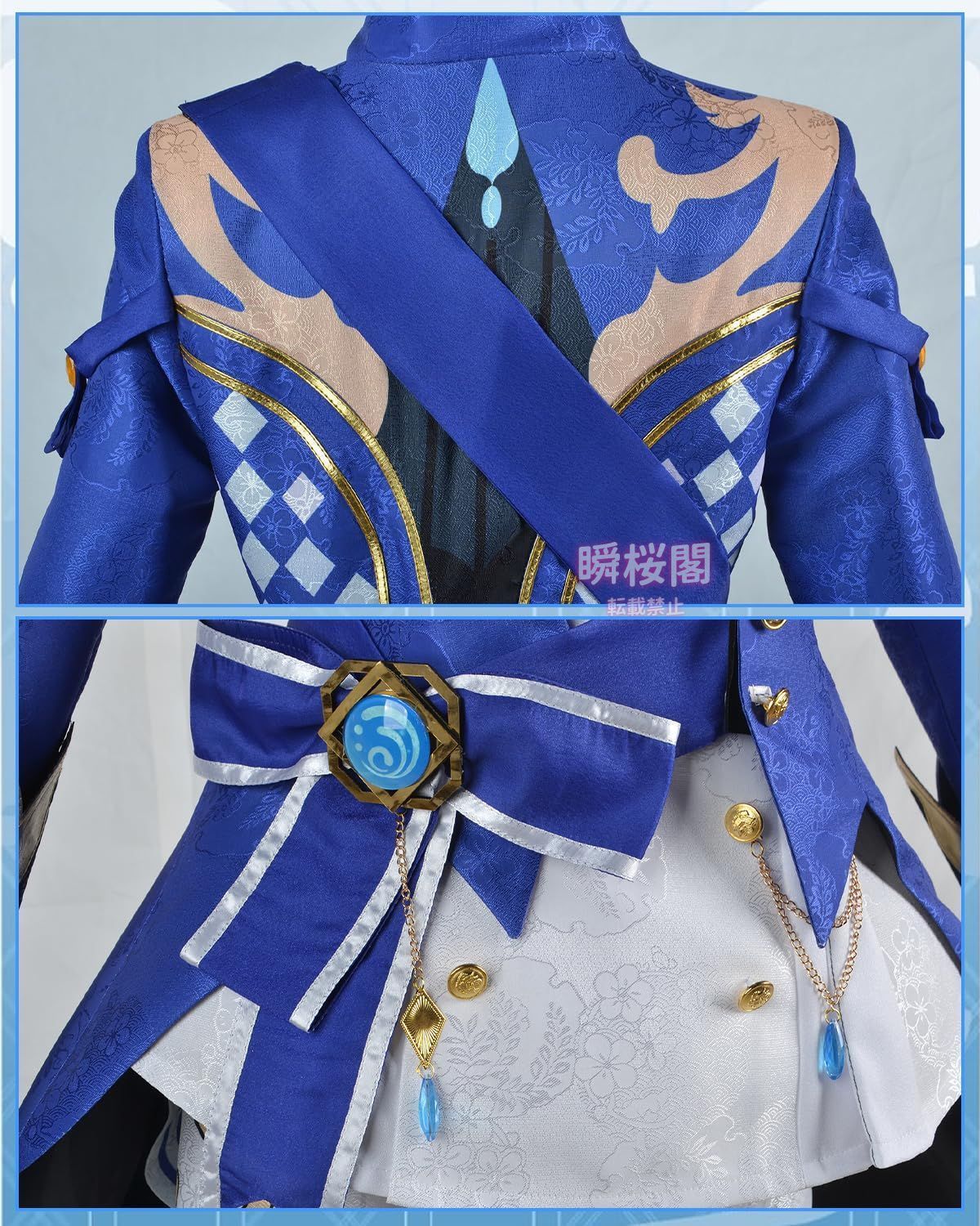 新発売 フリーナ コスプレ ウィッグ付き 水神 原神 コスプレ衣装