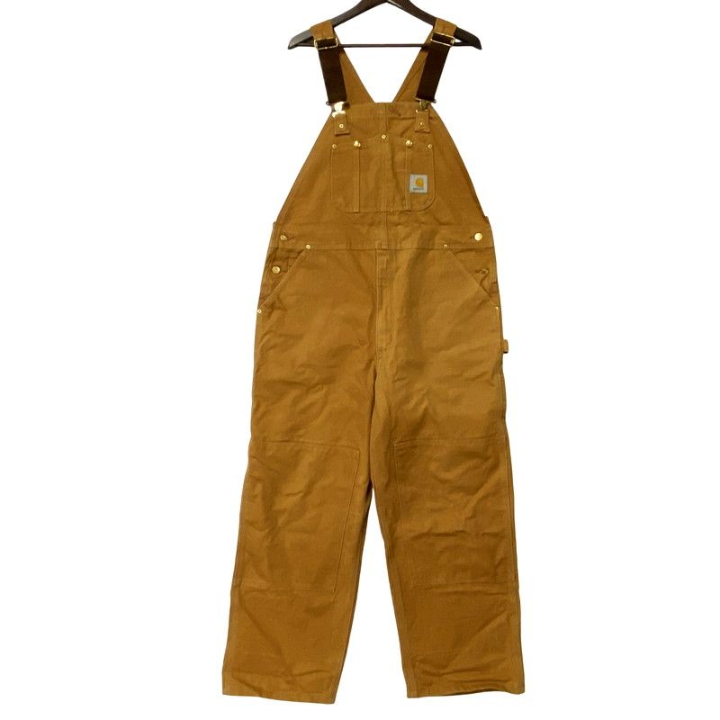 中古品】Carhartt カーハート DUCK BIB OVERALLS R01 BRN ダック
