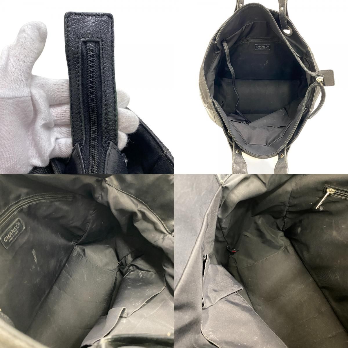 CHANEL/シャネル パリビアリッツGM ココマーク コーティングキャンバス