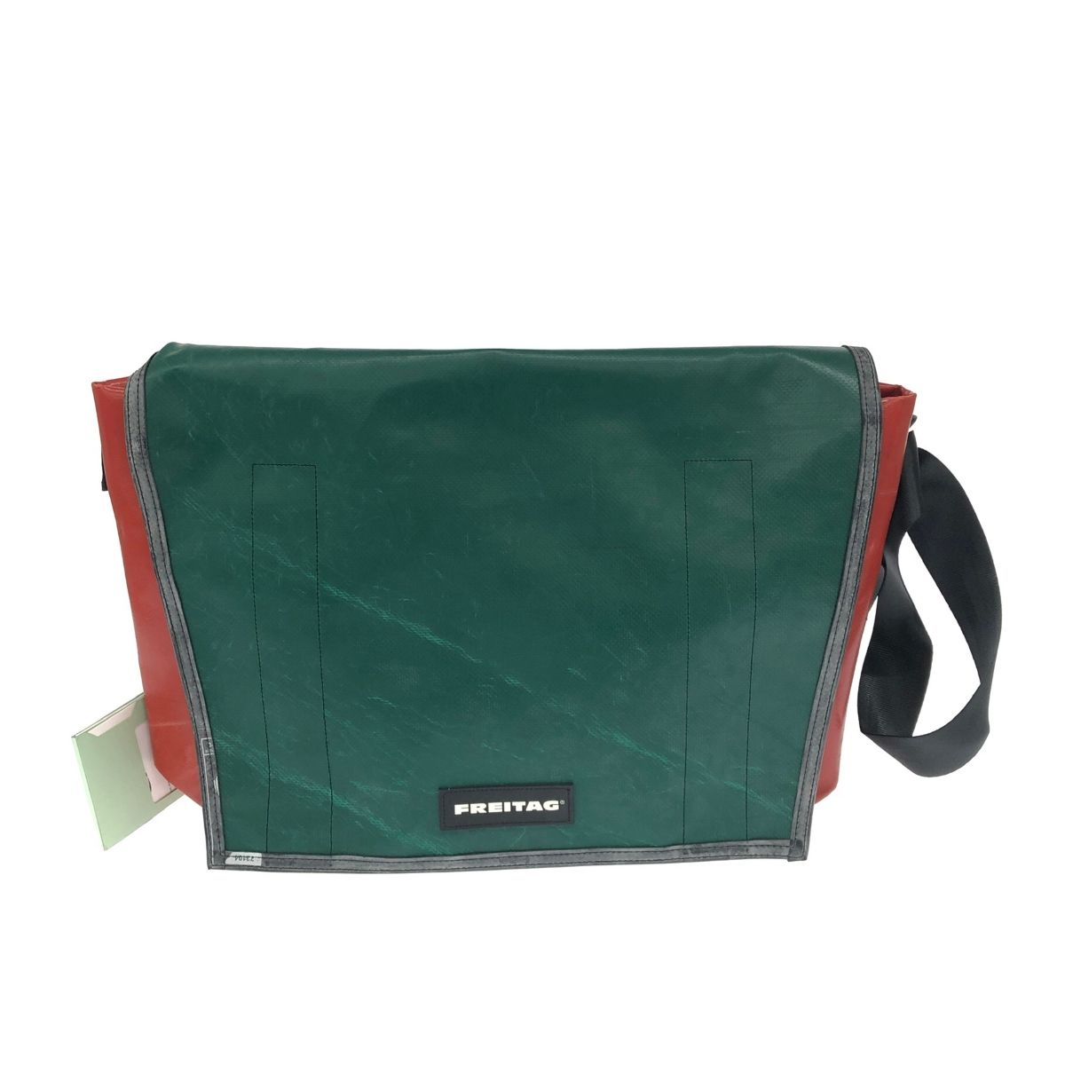 FREITAG ショルダーバッグ 緑/赤 FREITAG フライターグ F12 DRAGNET
