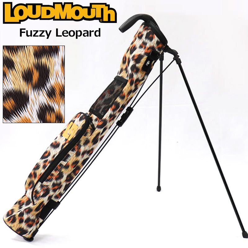 ラウドマウス セルフスタンドキャリーバッグ Fuzzy Leopard ファジーレオパード LM-CC0005 772985(334) 新品【Loudmouth正規販売店】