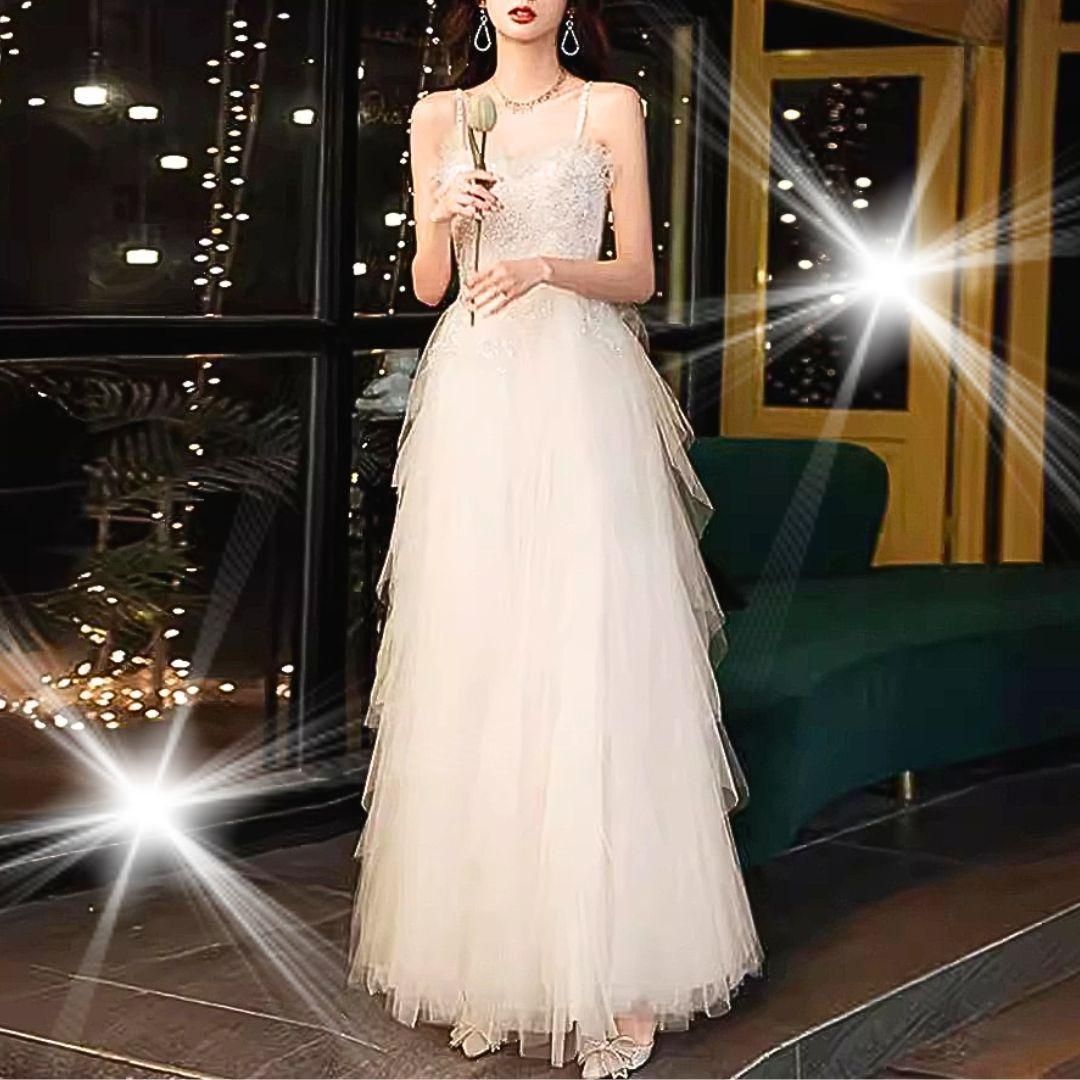 オフショルダー ウェディングドレス ミニ丈 結婚式 前撮り 韓国