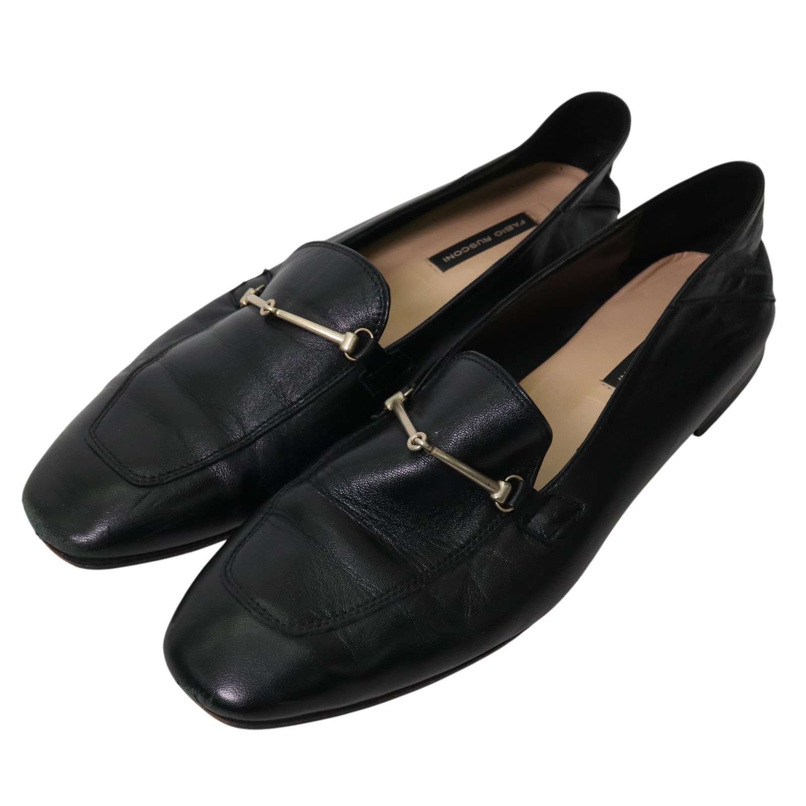 FABIO RUSCONI ファビオルスコーニ　本革靴　ブラック　サイズ38 楽天市場】ファビオルスコーニ オックスフォード シューズ 厚底