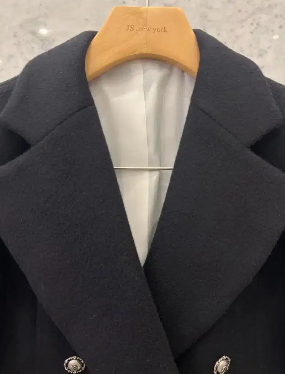 ラグジュアリー ウールダブルジャケット コート