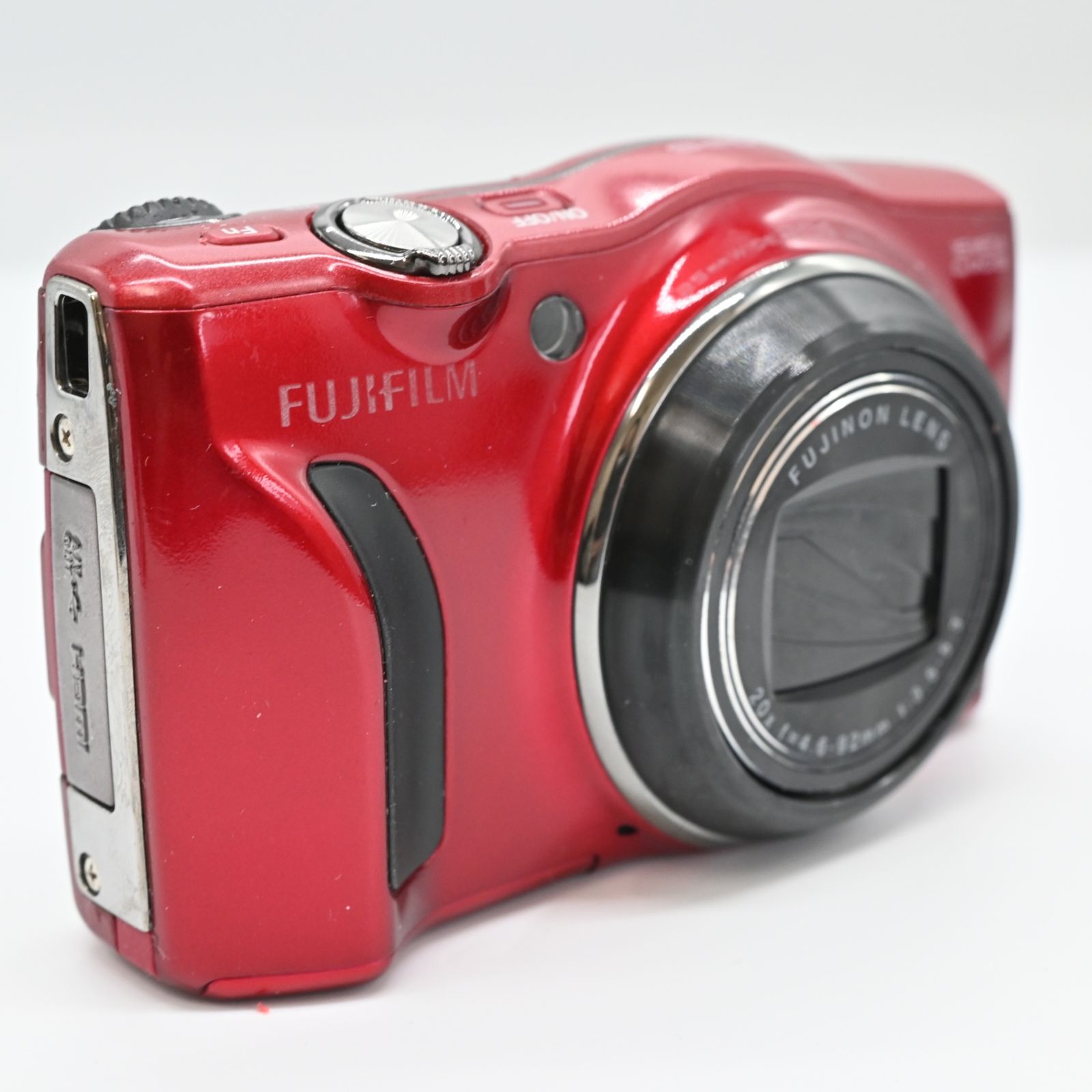 並品】FUJIFILM デジタルカメラ FinePix F770EXR レッド 1600万