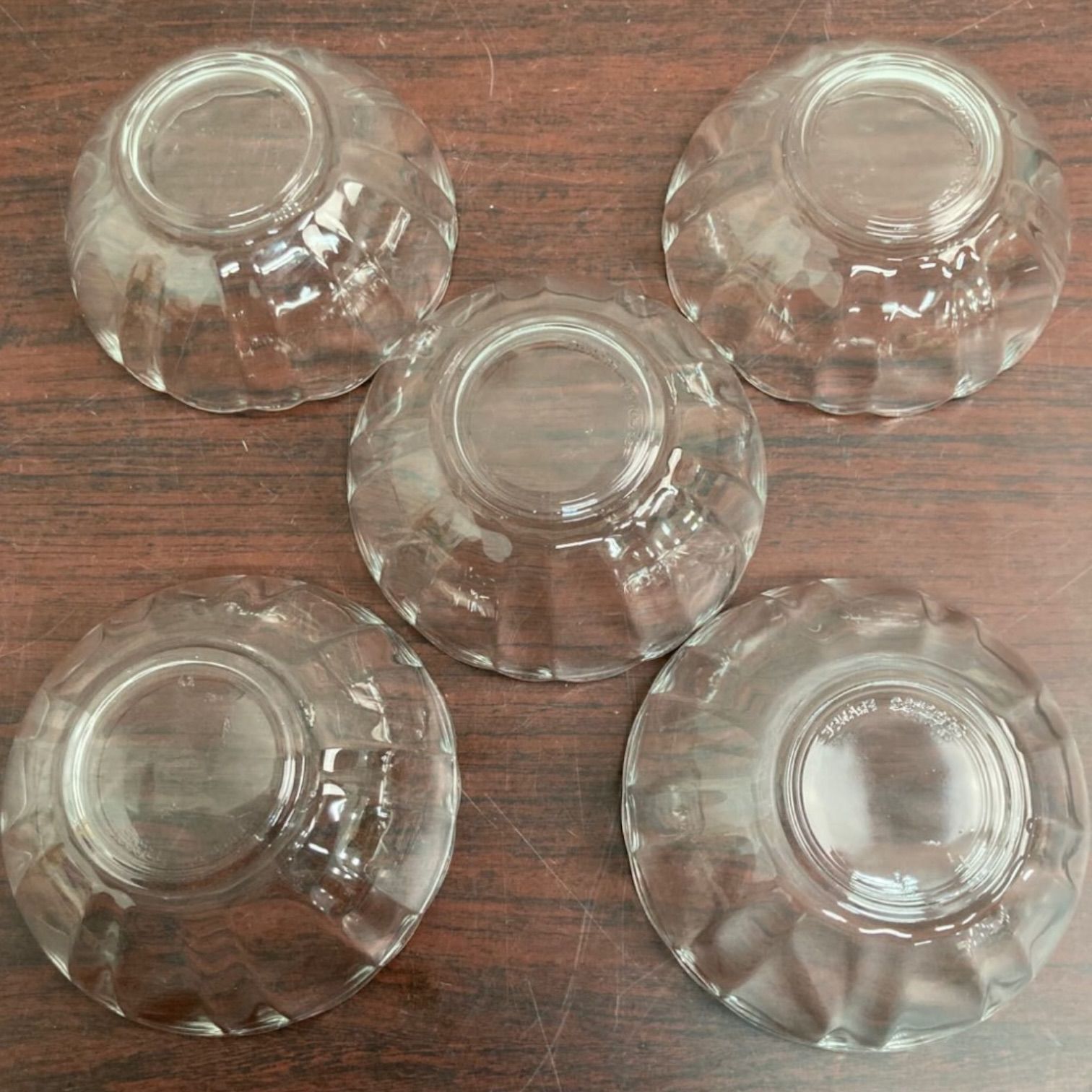 FRANCE アルコロックROSALINE deadstock 花リムピンクガラス
