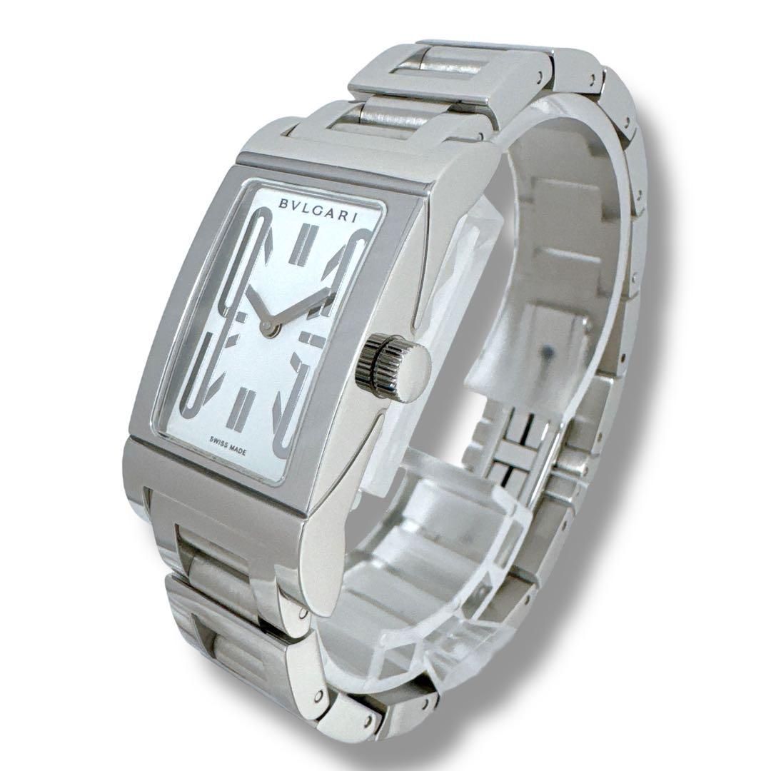 ブルガリ レッタンゴロ RT39S ホワイト レディース 時計 ブランド