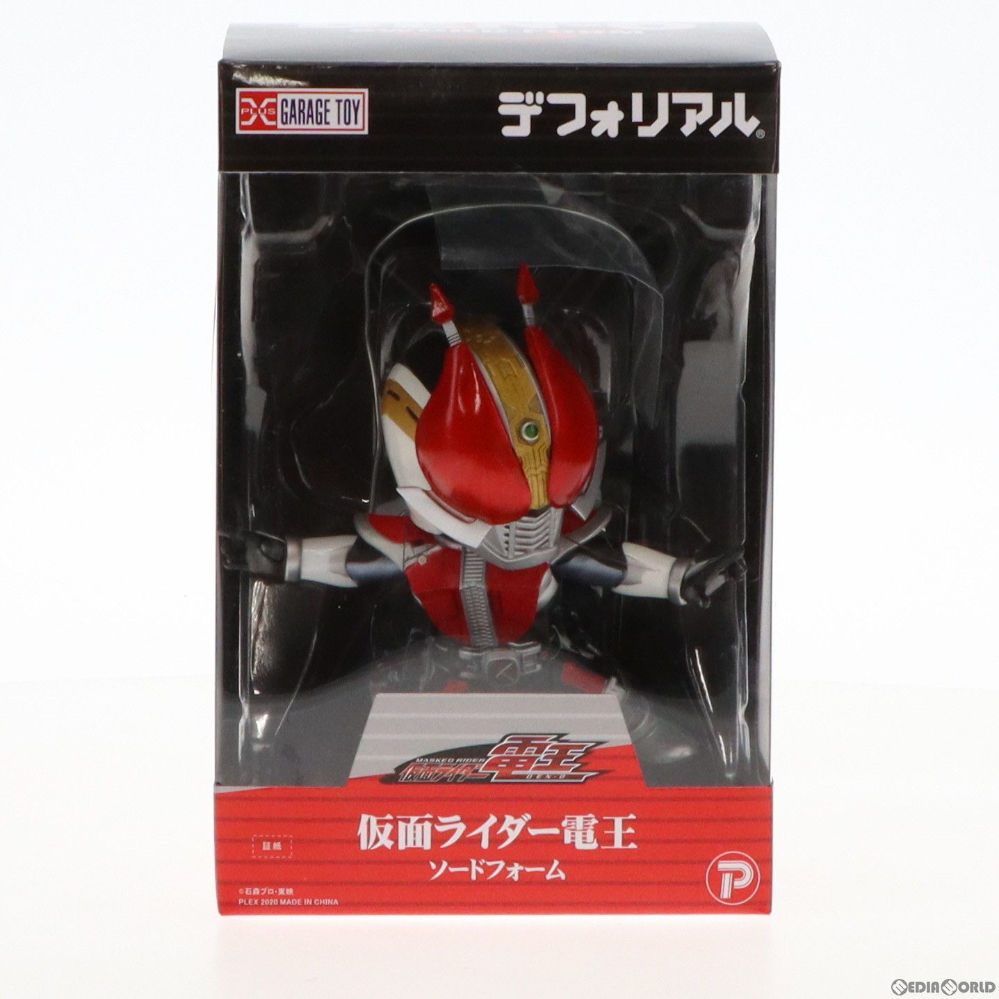 仮面ライダー電王 ソードフォーム 仮面ライダー電王 デフォリアルシリーズ 完成品 フィギュア 少年リックu0026プレミアムバンダイ限定 プレックス