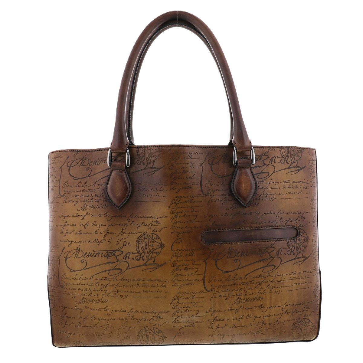 t31【美品】フルラ ビジネス トート バッグ A4サイズ ショルダー 入手