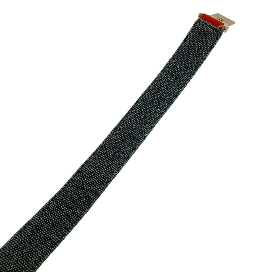 ⭐️良品⭐️ シャネル ココマーク ロゴ ベルト キャンバス レッド