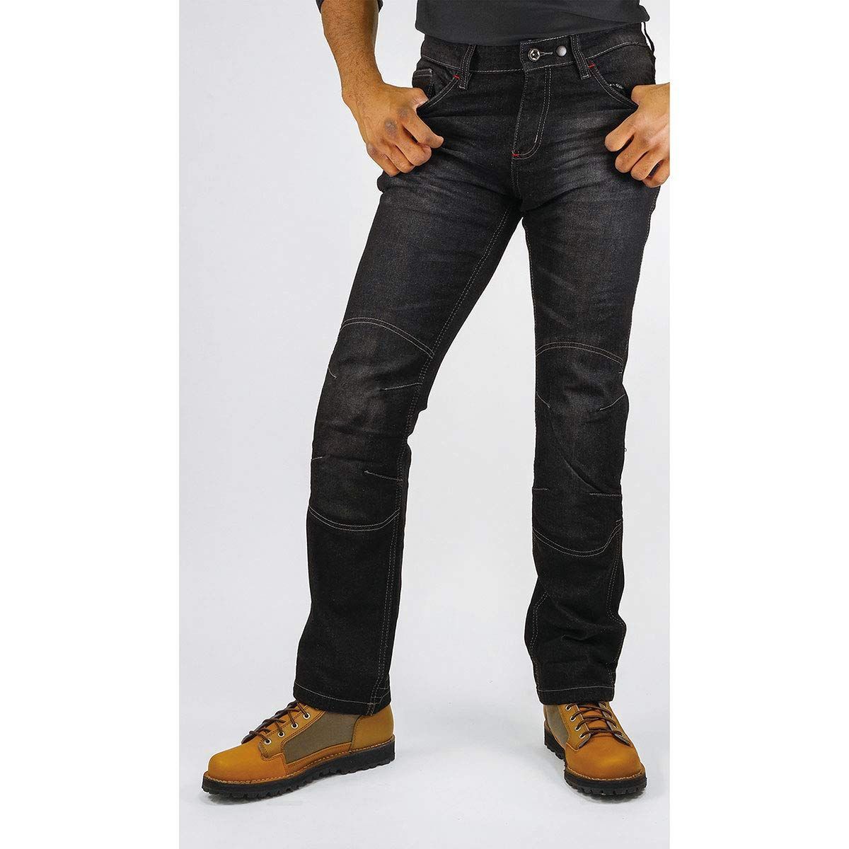 バイク用 Komine WJ-7323R ジーンズ 07-7323 メンズ Black M