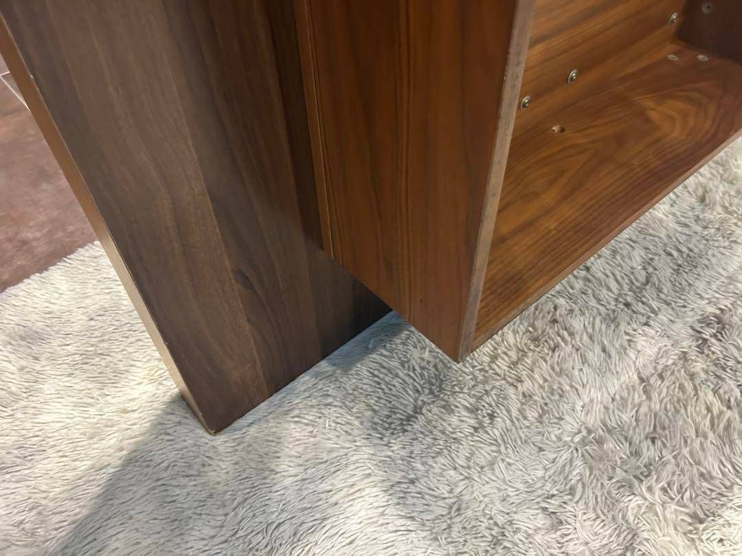 モダン ローテーブル スクエア型 ウォールナット スクエアテーブル