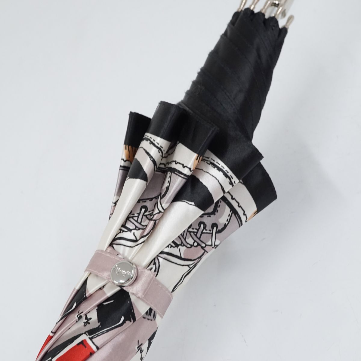 Kanematsu 銀座かねまつ 傘 USED美品 シューズ コスメ ピンク ジャンプ