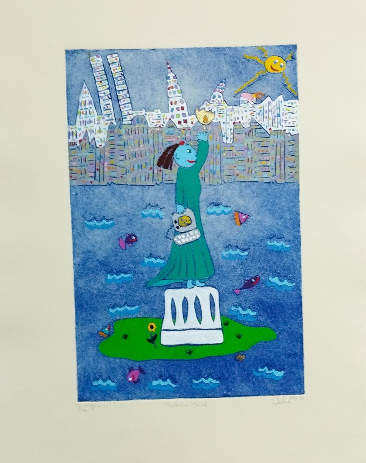 10FOOT 展覧会 LONG DARK TUNNEL ストリートアートポスター