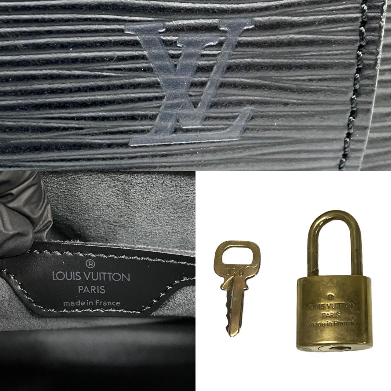 極 美品 鍵付き LOUIS VUITTON ルイヴィトン ヴィンテージ コブラン 