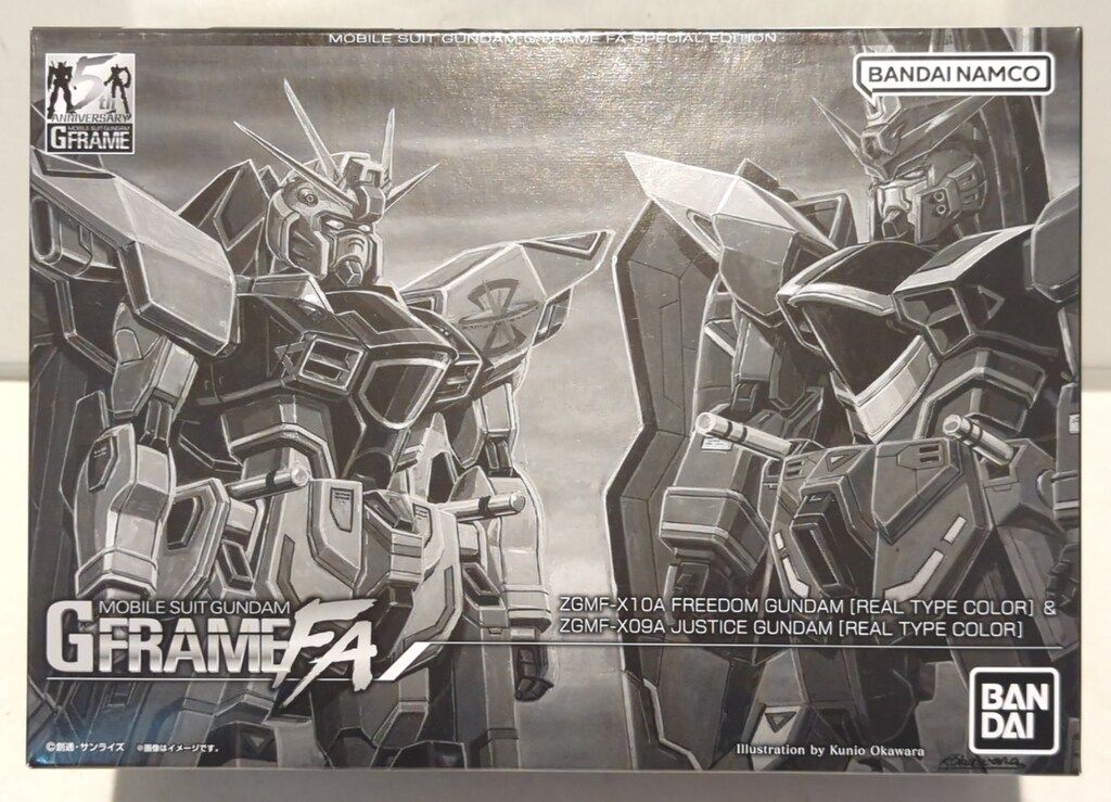 バンダイ GフレームFA フリーダムガンダム リアルタイプ ＆ジャスティスガンダム リアルタイプ