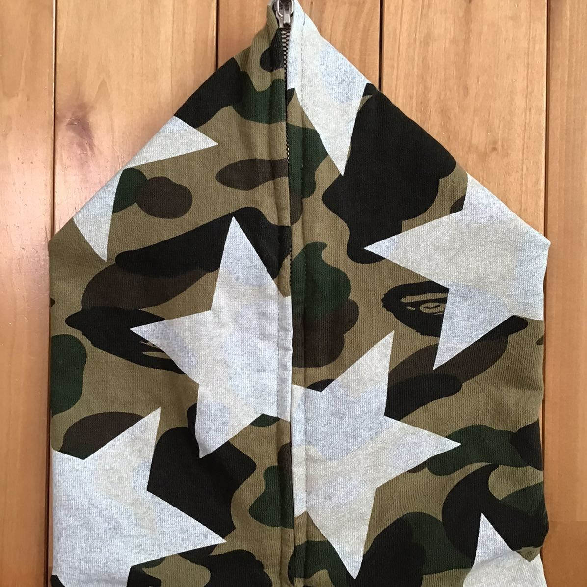 BAPE スター パーカー 1st camo green Mサイズ a bathing ape BAPE sta full zip hoodie  star エイプ ベイプ アベイシングエイプ 迷彩 - メルカリ