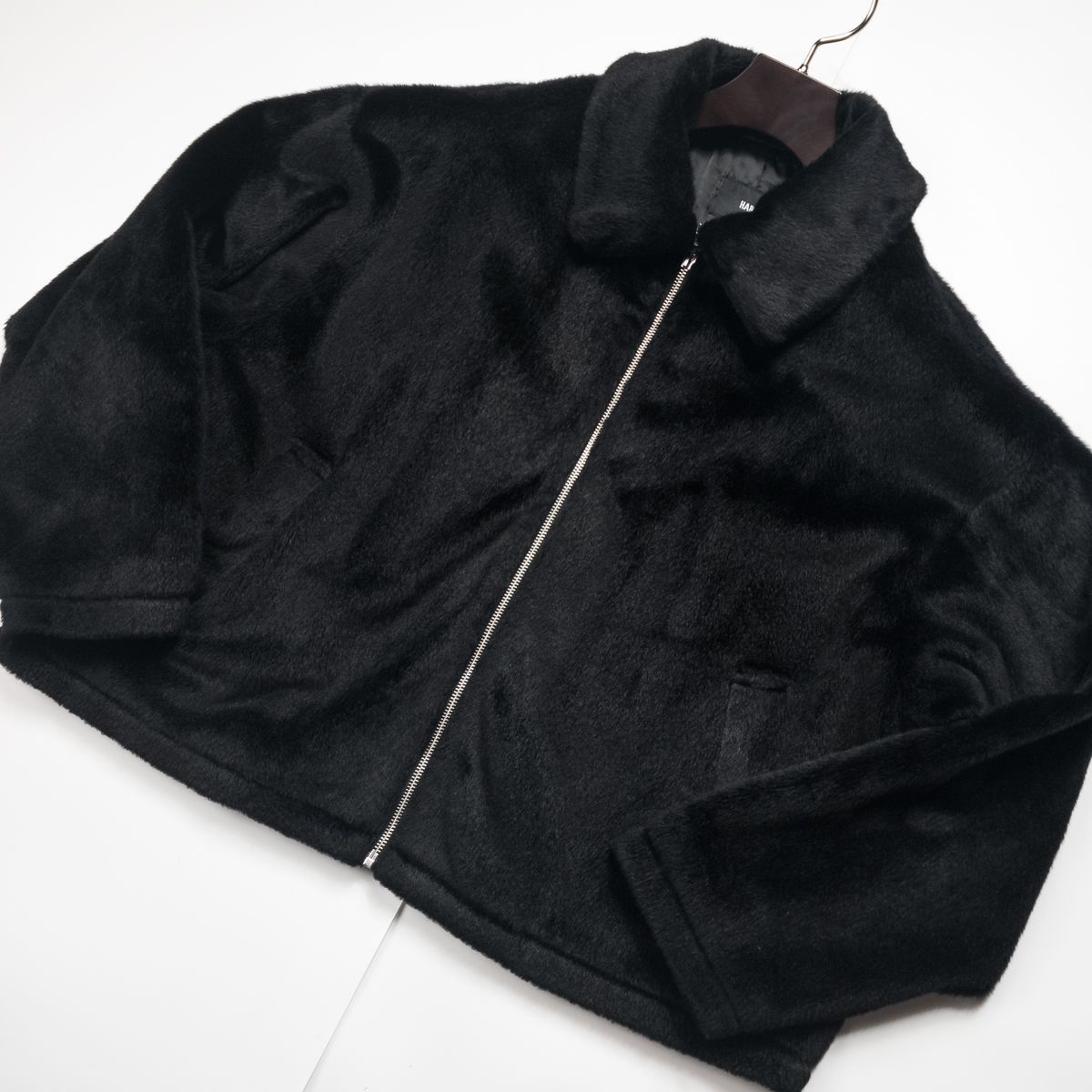 美品】HARE ハレ BIGカラ－ ファー ブルゾン Sサイズ オーバーサイズ 