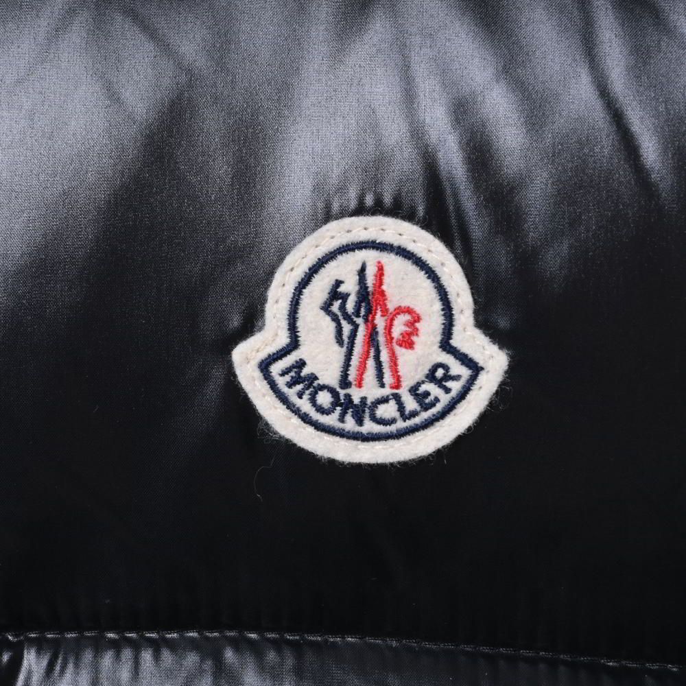 MONCLER LACET ジップ ダウンベスト 3 ブラック モンクレール