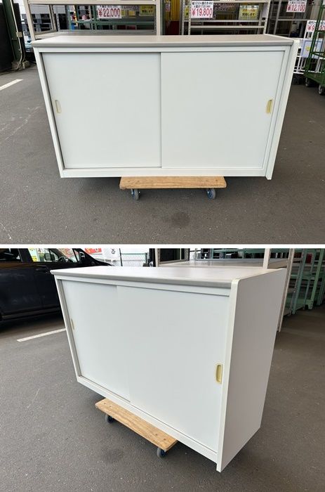 ハイカウンター 引戸収納付き