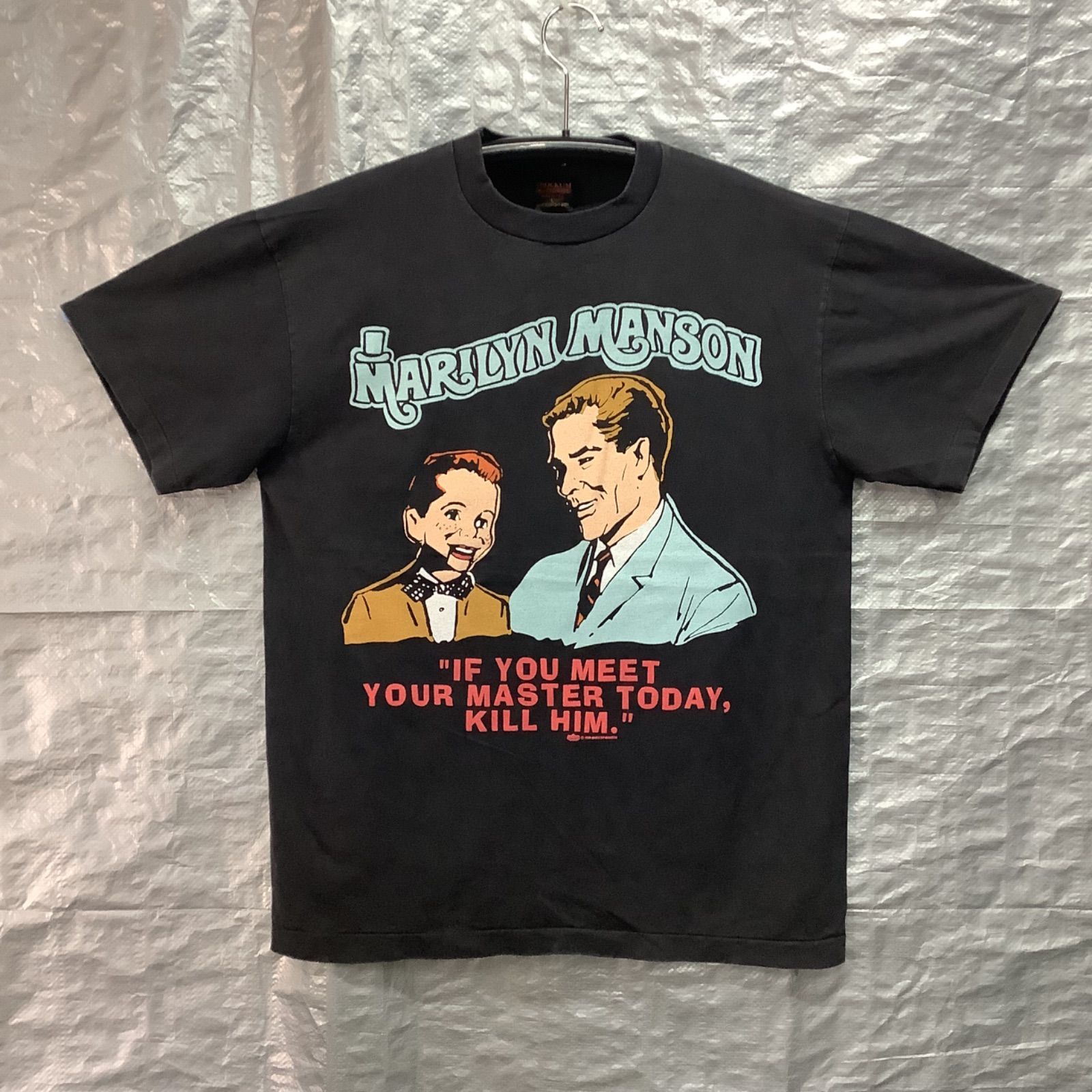 Marilyn Manson Tシャツ Lサイズ ポリス BROCKUM - メルカリ