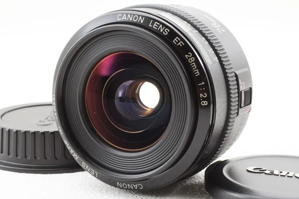 カメラ 極上品 Canon キヤノン EF 28mm F2.8 広角 単焦点 レンズ