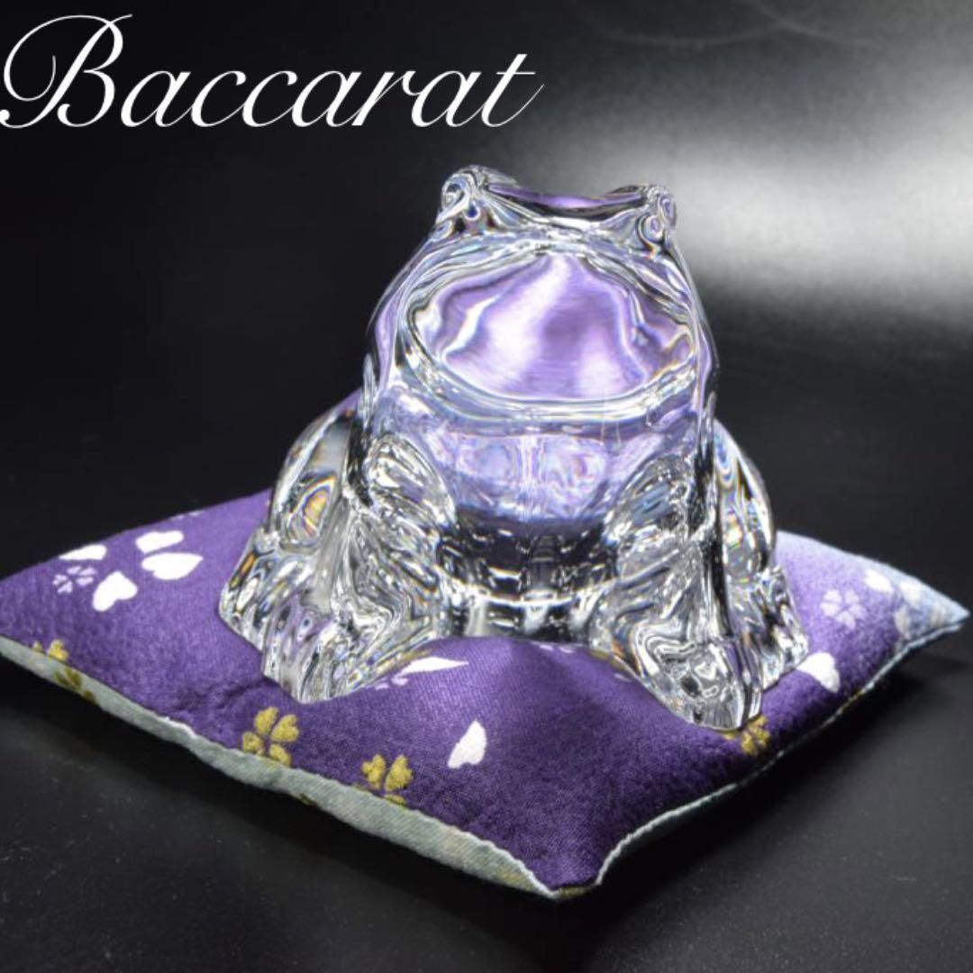 超美品】 バカラ Baccarat カエル 置物 ペーパーウェイト #13 - メルカリ