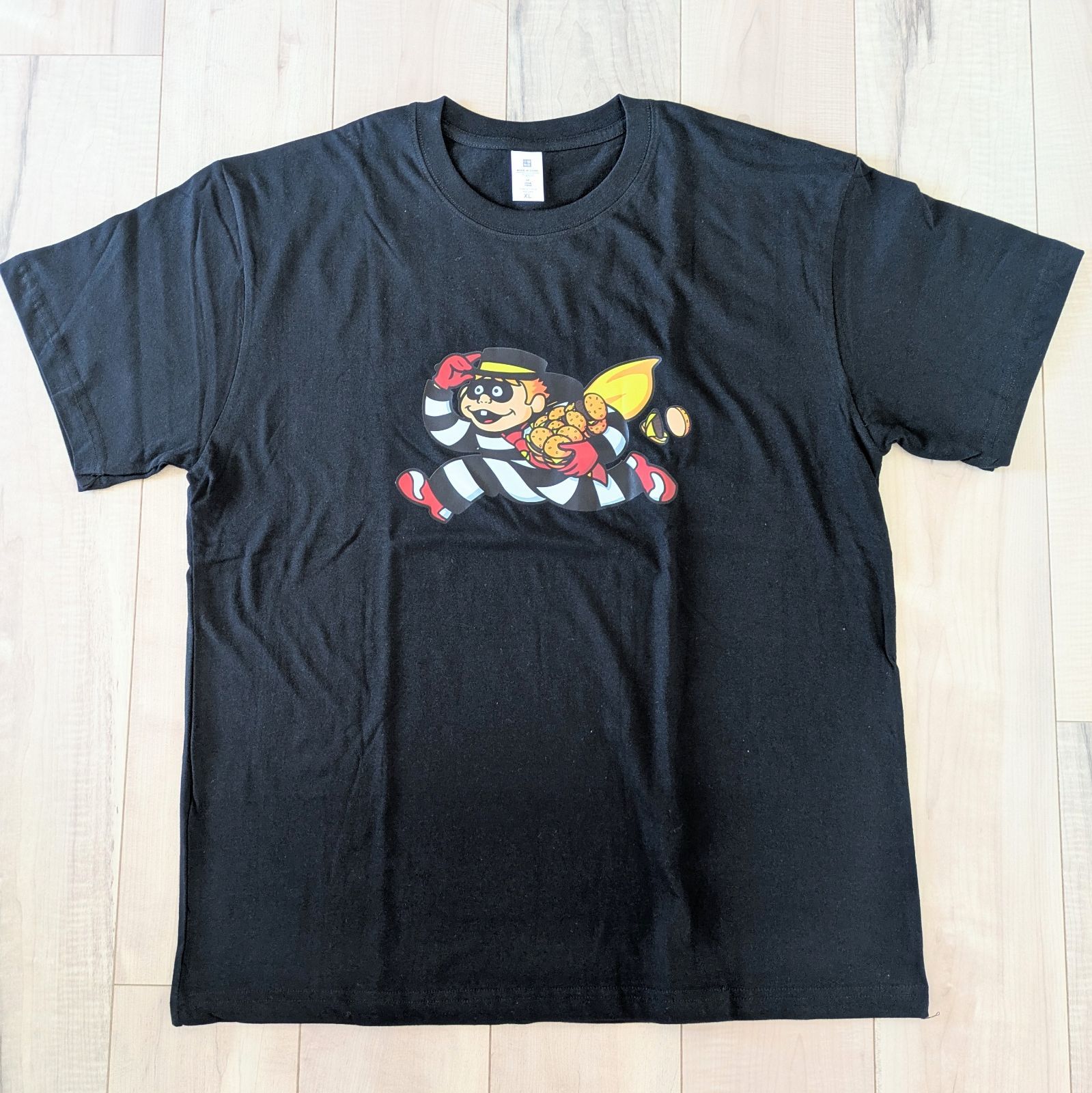 Hanes McDonald's マクドナルド ハンバーグラー Tシャツ USA 再入荷！【 McDonald's / マクドナルド 】HAMBURGLAR