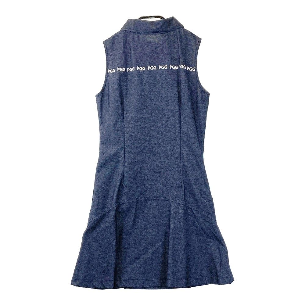 サイズ 00 PGG PEARLY GATES パーリーゲイツ ノースリーブポロワンピース ネイビー系 240101271933 ゴルフウェア レディース ストスト