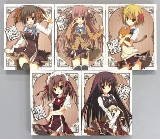 アニメBlu-ray Disc えびてん 公立海老栖川高校天悶部 版 全5巻セット 全巻収納BOX付き
