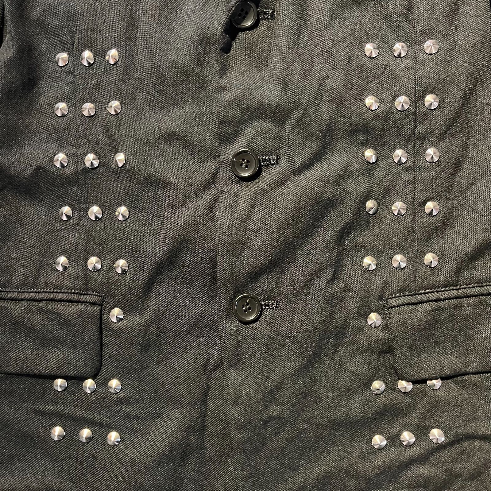BLACK COMME des GARCONS 17aw スタッズジャケット ブラック 