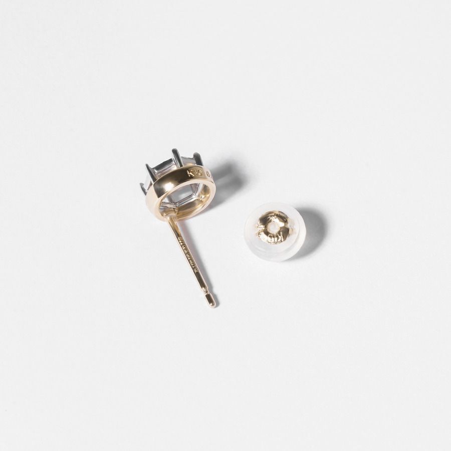 enasoluna｜エナソルーナ Solid diamond earrings ソリッド