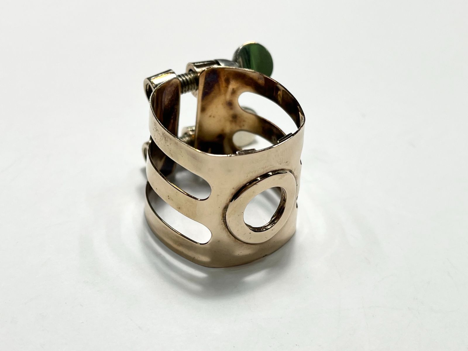 ウッドストーン クラリネットリガチャー 総銀 PGP 西巣鴨