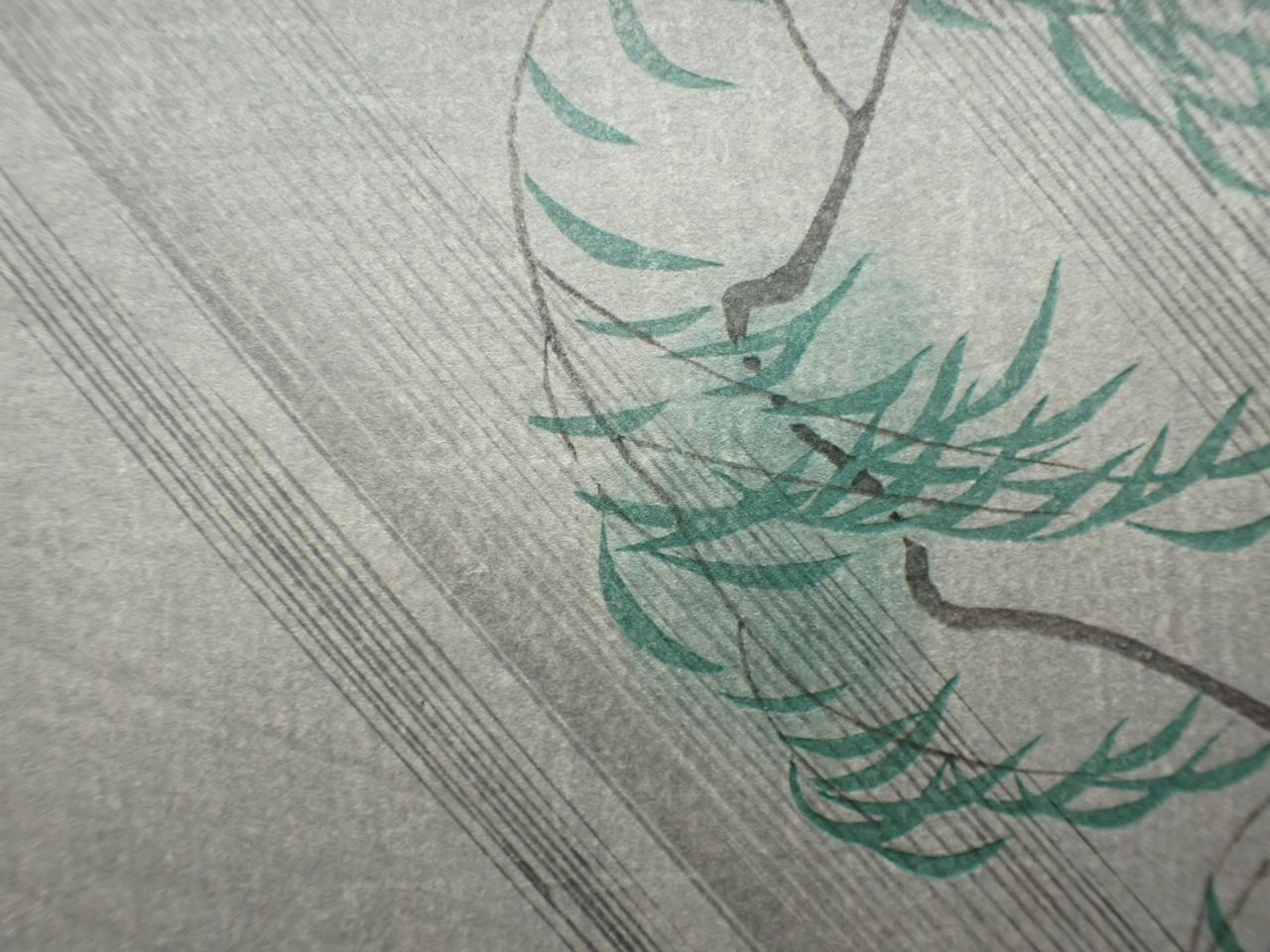 新版画 白鷺