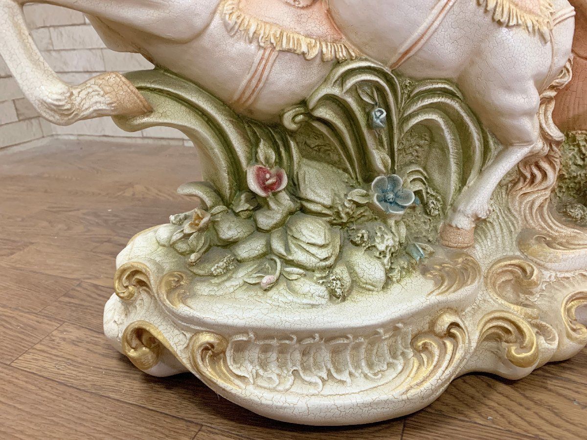 西洋ロココ調 豪華な馬車 ベンハー イタリアローマ オブジェ