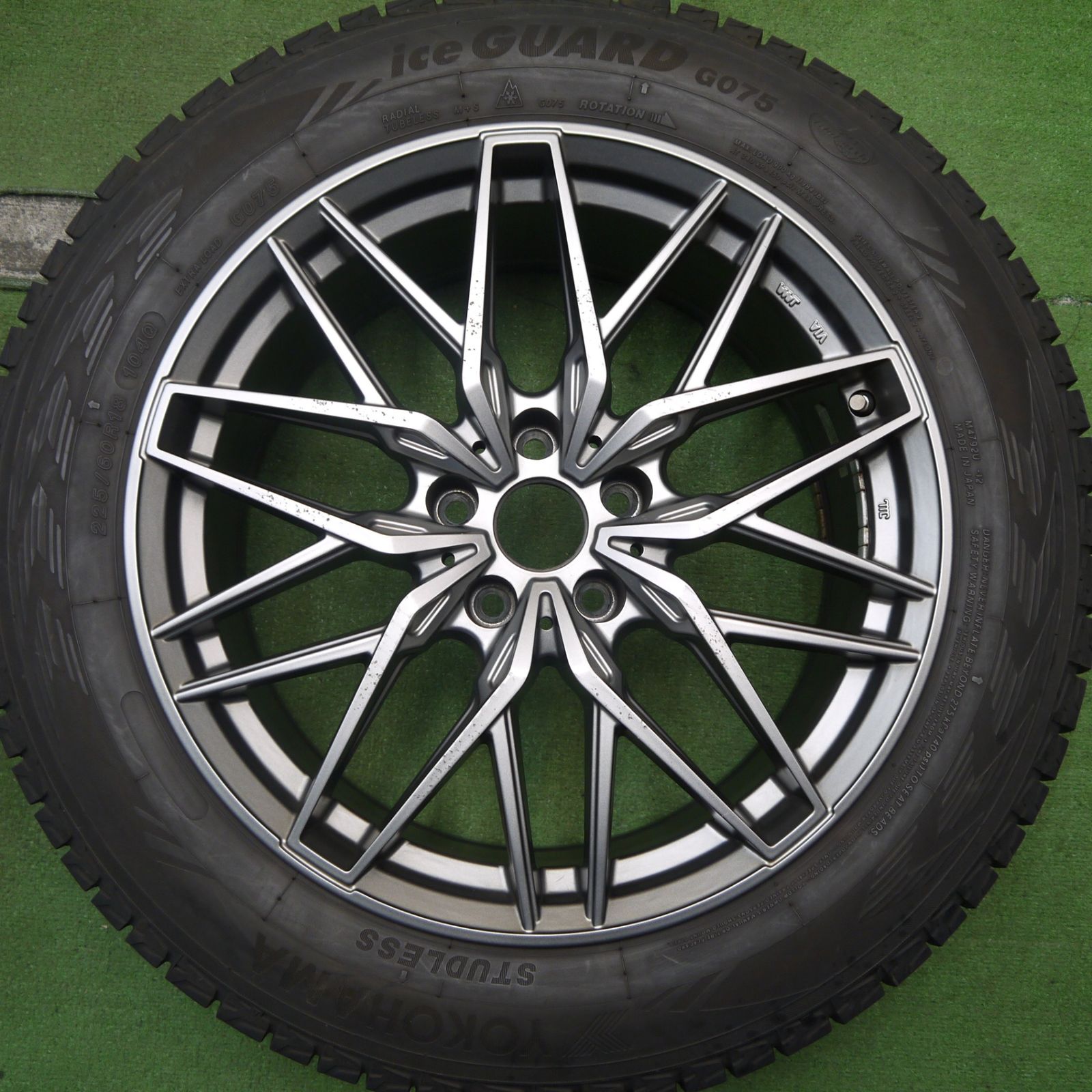 バリ溝！キレイ！9.5分☆BMW 等 EUROBAHN nurburg MTX 225/60R18 