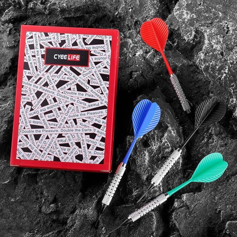 プラスチックダーツチップ ソフトダーツ矢 ダーツ矢セット 電子