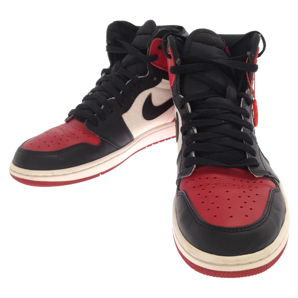NIKE (ナイキ) AIR JORDAN 1 RETRO HIGH OG BRED TOE 555088-610