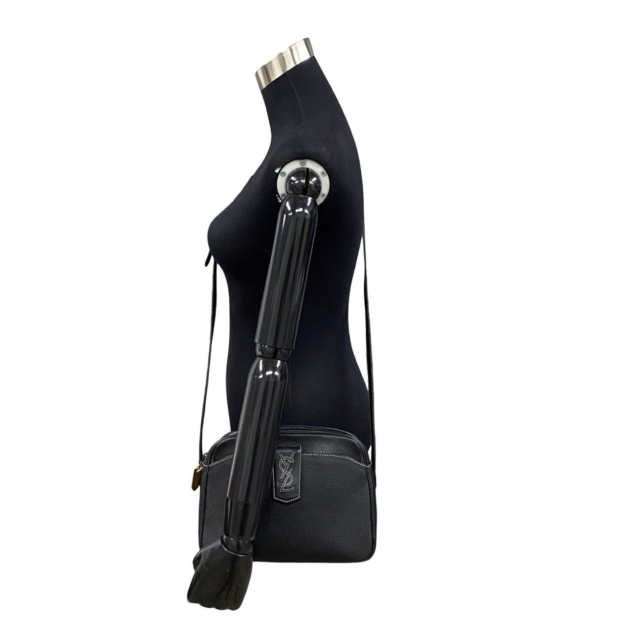 ほぼ未使用 希少品 YVES SAINT LAURENT イヴサンローラン YSL ロゴ 
