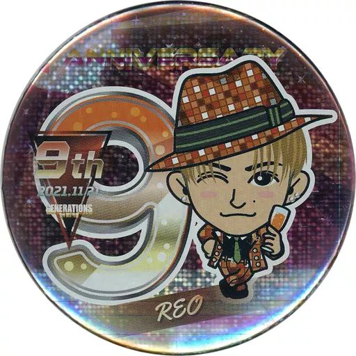 中古】バッジ・ピンズ 佐野玲於 75mm缶バッジ(プチキャラ 動き ver