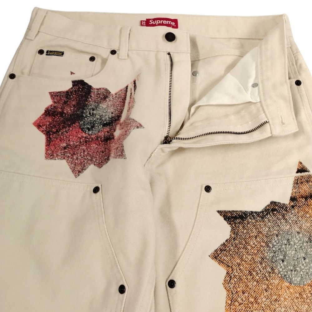 SUPREME シュプリーム Nate Lowman Double Knee Painter Pant ネイト 