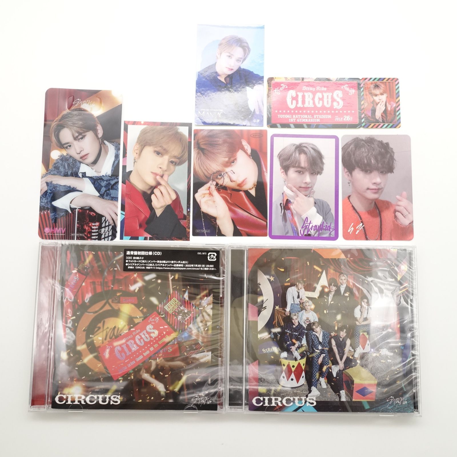 Stray Kids リノ CIRCUS CD 通常盤 トレカ HMV特典 クリア