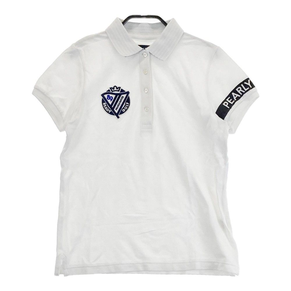 サイズ：0 PEARLY GATES パーリーゲイツ 半袖ポロシャツ ホワイト系