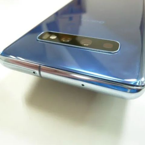 中古】 Galaxy S10 SCV41 プリズムブルー au SIMロック解除済