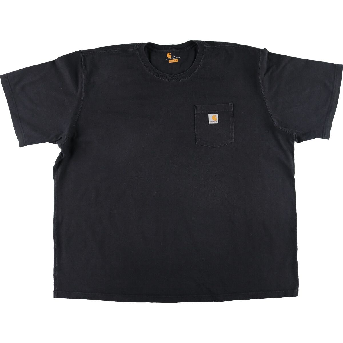 古着 ビッグサイズ カーハート Carhartt ORIGINAL FIT 半袖 ワンポイントロゴポケットTシャツ メンズXXXXL/eaa430371