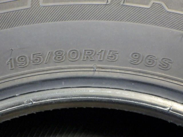 K189 ◆送料無料◆2025年製造 約8部山◆BS DUELER H|T 684II◆195|80R15◆4本 FFCRYSTALESIA_COM