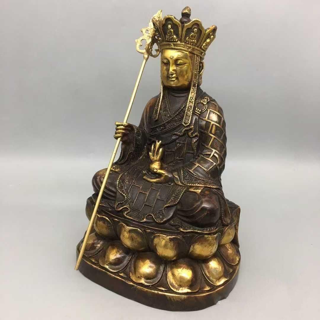 仏教美術 銅像 仏像 地蔵王仏像 家内供養 装飾品 工芸品 置物 仏教美術 銅像 仏像 地蔵王仏像 家内供養 装飾品 工芸品 置物