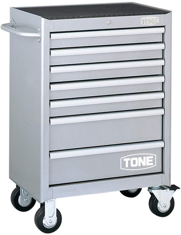 トネ TONE ローラーキャビネット WS207S シルバー